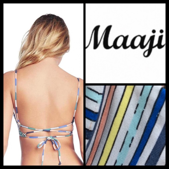 NWOT Maaji Reversible Underwire Bikini Top - Picture 2 of 8